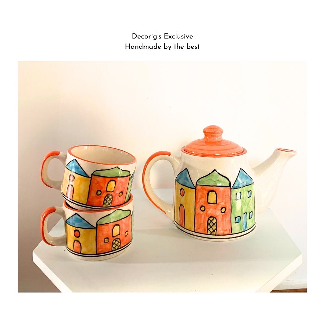 Modern Tea Pot Set Decorig